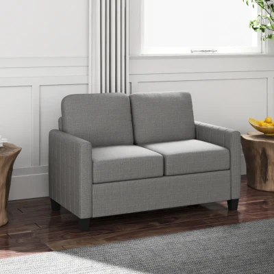 Loveseat 135W x 74D x 87Hcm Light Grey