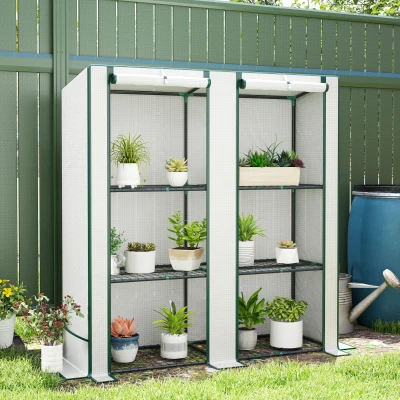 Greenhouse 144W x 48D x 152Hcm White