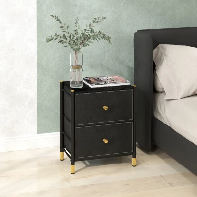 Chest of Drawers 46W x 30D x 55Hcm Black