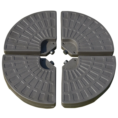 Outsunny Parasol Weights Set of 4 Fillable 100kg