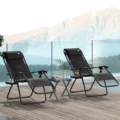 Lounge Chair 65cm x 89cm x 113cm Black