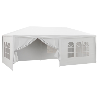 Outsunny 6x3m Party Tent Waterproof Gazebo with 6 Walls