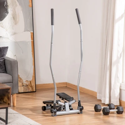 HOMCOM Stepper 54cm x 40cm x 135cm Argento