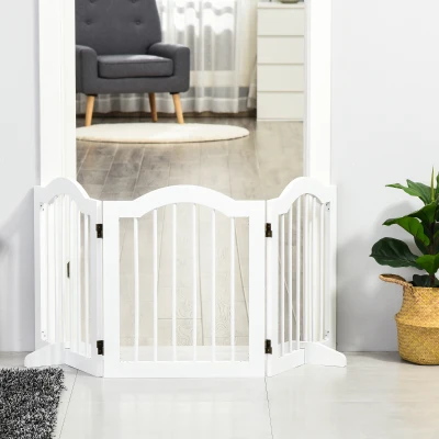 PawHut Cancellino per cani 154.5cm x 29.5cm x 61cm Bianco