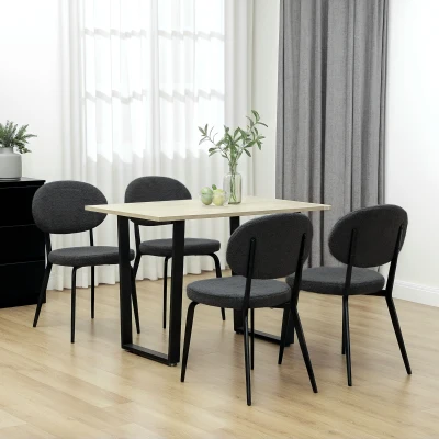 Dining Chairs 45W x 56D x 82Hcm Black