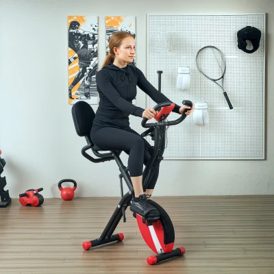 Magnetic Exercise Bike 43W x 97D x 109Hcm Red