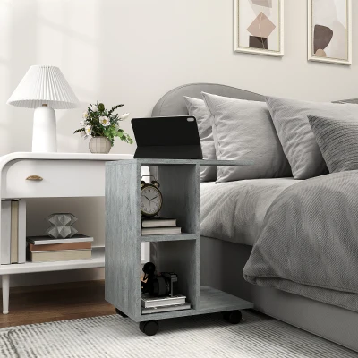 End Side Table 45cmx35cmx58cm Grey