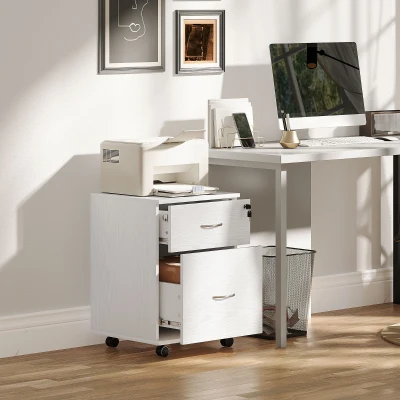 File Cabinet 41cm x 39cm x 58cm White