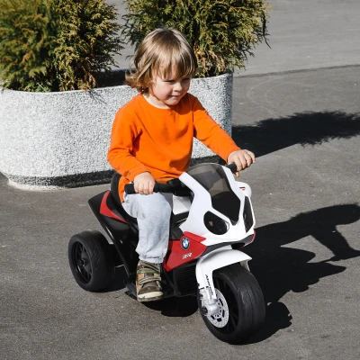 HOMCOM Moto elettrica per bambini 66cm x 37cm x 44cm rosso