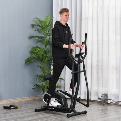 HOMCOM Cyclette bici ellittica 103cm x 62cm x 151cm Nero