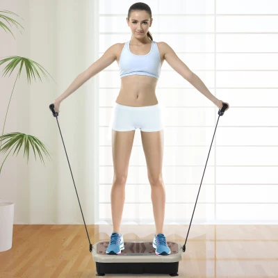 HOMCOM Vibration Plate Fitness Machine Slim Trainer with Remote