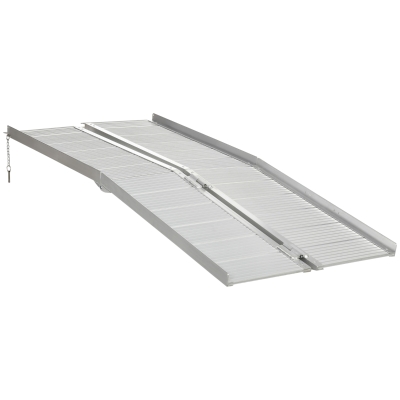 HOMCOM Portable Aluminium Wheelchair Ramp 183x72cm