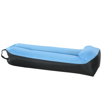 Outsunny Hamac Pliable Camping avec Sac - Bleu