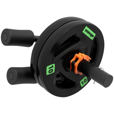 SPORTNOW Tib Bar with 2x10kg Plates Calf Raise Machine