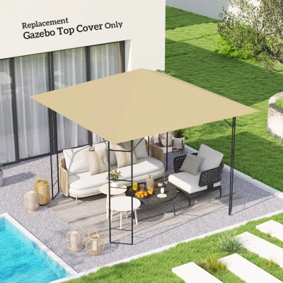 Replacement Canopy Top 298L x 298Wcm Beige