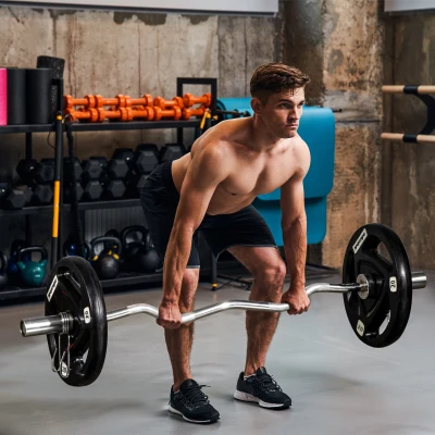 SPORTNOW Set di 2 Dischi Pesi in Acciaio 20kg