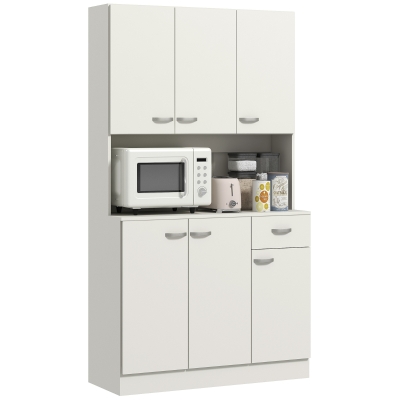 Kitchen Cabinet 101 cm x 39 cm x 180 cm Cream