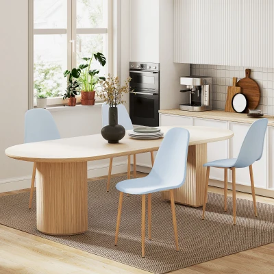 Dining Chair 45cm x 52cm x 85.5cm Blue