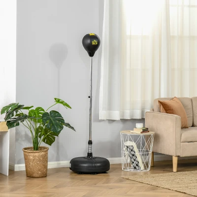 HOMCOM Sacco da boxe 45cm x 45cm x 151cm Oro