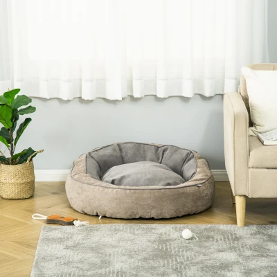 PawHut Lettino per animali 85cm x 85cm x 35cm Grigio