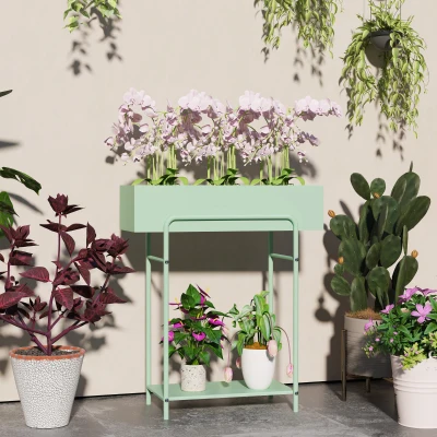 Flower Stand 60L x 26W x 70H cm Green