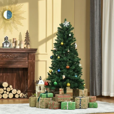 HOMCOM Sapin Noël Artificiel 150cm 454 Branches Vert