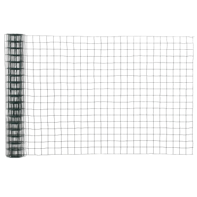 PawHut Rete metallica da giardino 500cm x 0.13cm x 91cm Verde