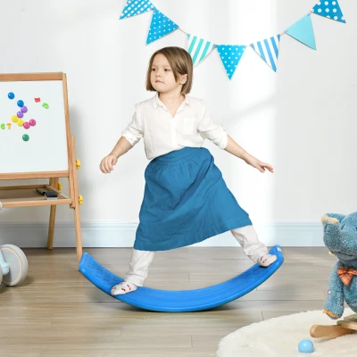 ZONEKIZ Kids Balance Wobble Board Dark Blue Ages 3-6