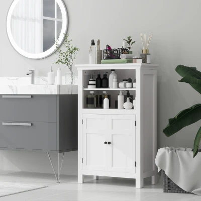 Bathroom Cabinet 60W x 30D x 95H cm White