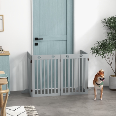 Pet Gate 204L x 30W x 75Hcm Grey