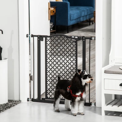 PawHut Pressure Fit Dog Gate 74-80 cm with Auto Close