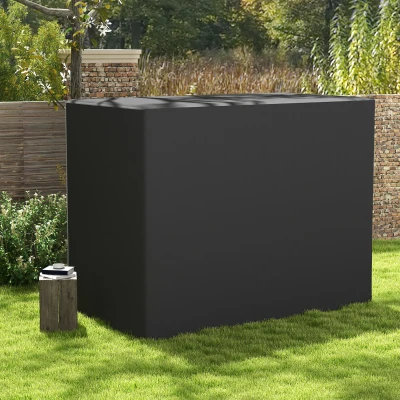 Outsunny 3-Seat Garden Swing Chair Cover UV Resistant Dark Grey