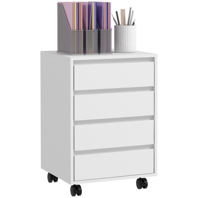 Filing Cabinet 46W x 40D x 65Hcm White