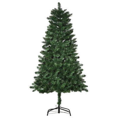 HOMCOM Sapin Noël Artificiel 150cm 454 Branches Vert