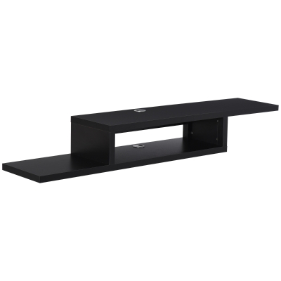 Floating TV Console 152.4cmx29.8cmx21cm Black