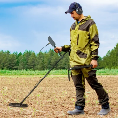 Metal Detector 28L x 21W x 48-130H cm Dark Grey