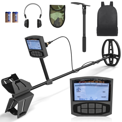 Metal Detector 28L x 21W x 48-130H cm Dark Grey