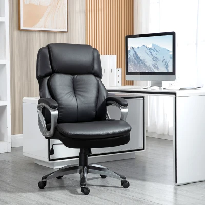 Vinsetto Sedia ufficio 68cm x 76cm x 125cm Nero