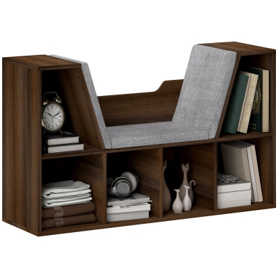 Bookcase 102cm x 30cm x 61cm Chestnut