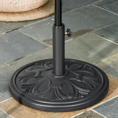 Outsunny Base per Ombrellone Φ48cm da 13kg per Pali da Ø35/38/48 mm