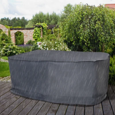 Outsunny Heavy Duty Rattan Furniture Cover 235x135cm Waterproof