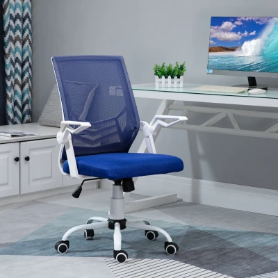 Vinsetto Sedia ufficio 62.5cm x 55cm x 104cm Blu