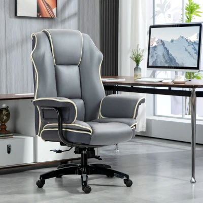 Vinsetto Chaise Gamer Ergonomique Pivotante Hauteur Réglable