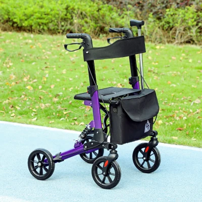 Rollator Walker 65.5W x 65D x 94.5Hcm Purple