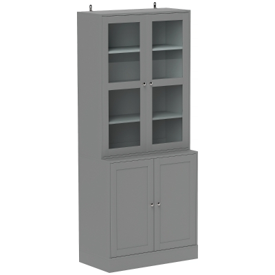 Bookcase 76cm x 40cm x 178.5cm Grey