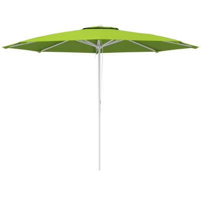 Outsunny Parasol Octogonal Vert Réglable Ø3m Polyester