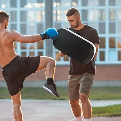 SPORTNOW Colpitore Boxe e Muay Thai Imbottito in EPE e PU Nero