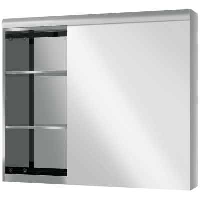 HOMCOM Armoire Salle de Bain Miroir Murale 70x13x60cm