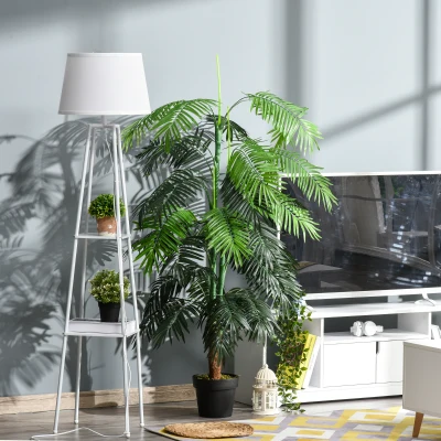 Outsunny Palmier Artificiel 1,7m Pot Inclus Réalisme