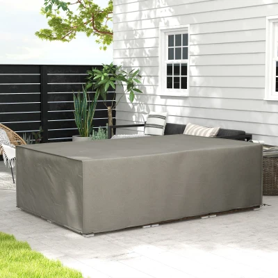 Outsunny Waterproof Furniture Cover Grey 155x222cm